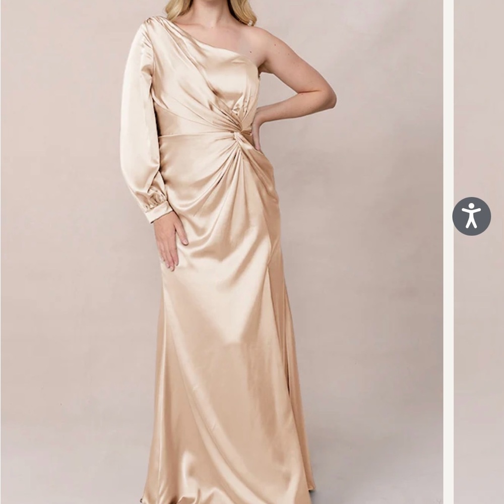 Aurora satin dress